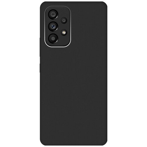 Матовый чехол на Samsung Galaxy A53 5G / Самсунг А53 5Г Soft Touch черный матовый чехол volleyball w для samsung galaxy a53 5g самсунг а53 5г с 3d эффектом черный