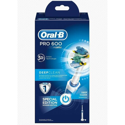 Электрическая перезаряжаемая зубная щетка Oral B Pro 600 Floss Action 529000₽