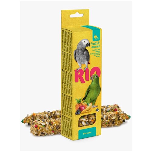 Rio Палочки для попугаев с фруктами и ягодами 80 гр