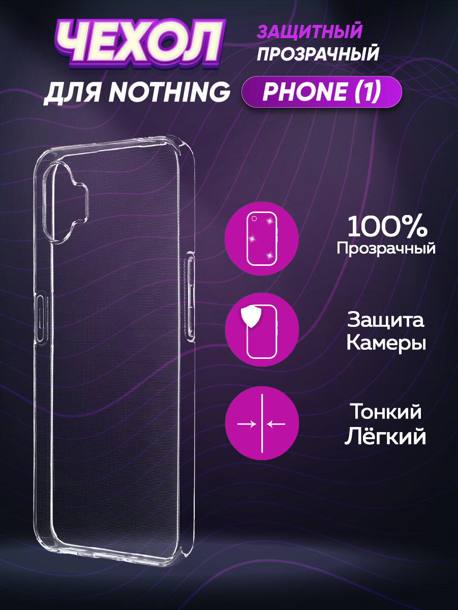 Силиконовый чехол для Насинг Фон 1 / Nothing Phone (1)