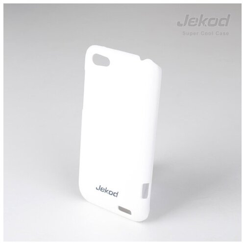 Чехол-накладка для HTC One V / Primo / T320e Jekod (Белый) задняя панель крышка накладка mypads из тончайшего пластика для htc one v t320e черная с силиконовым бампером