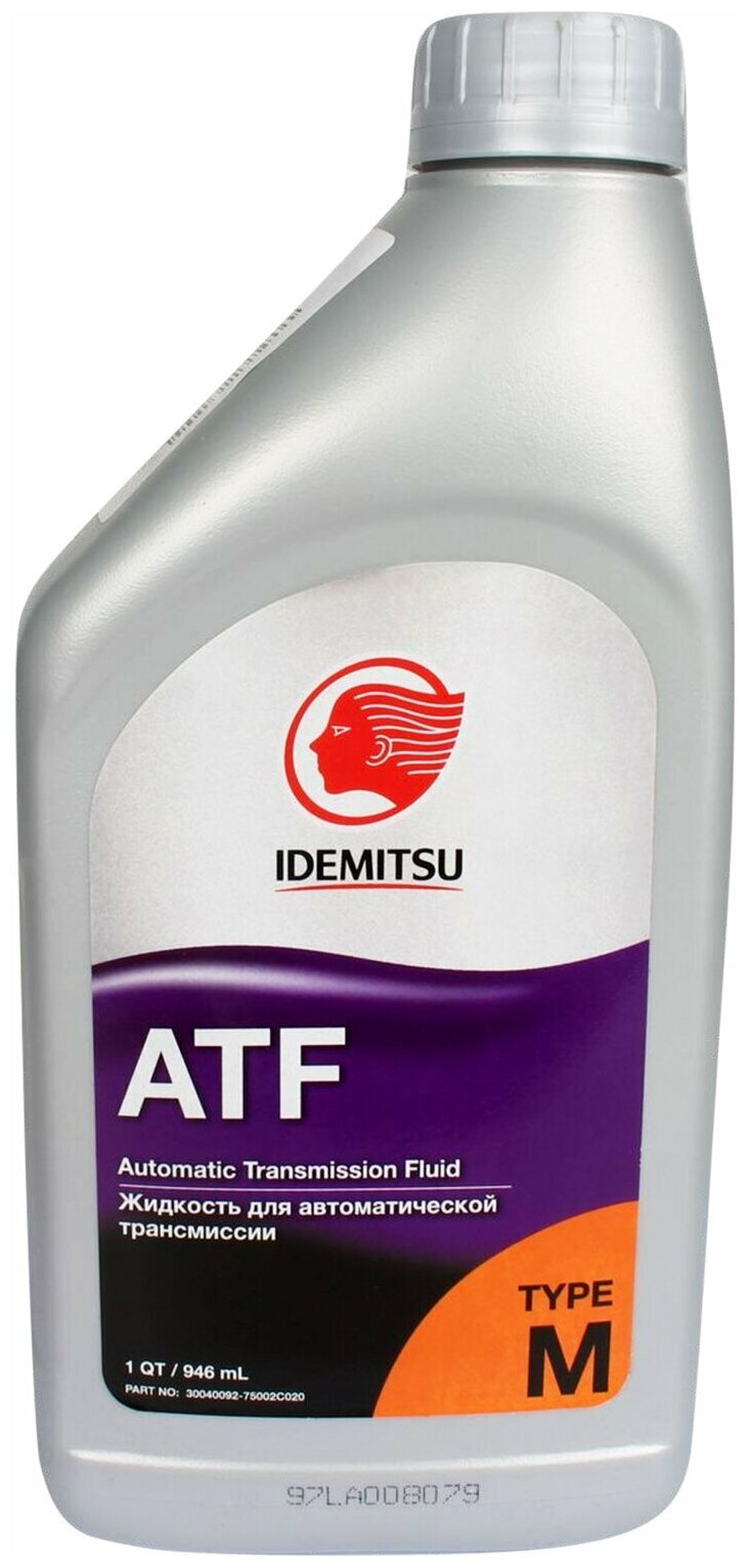 Масло трансмиссионное IDEMITSU ATF TYPE-M 0.946 л 30040092750