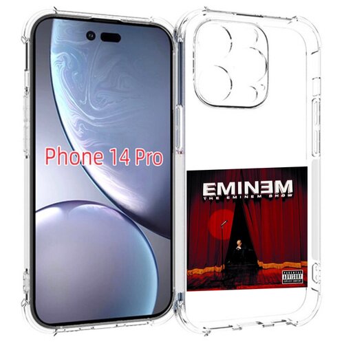 Чехол MyPads THE EMINEM SHOW для iPhone 14 Pro задняя-панель-накладка-бампер