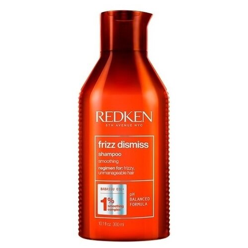 REDKEN Шампунь Frizz Dismiss Фриз Дисмисс для Гладкости и Дисциплины Волос, 300 мл