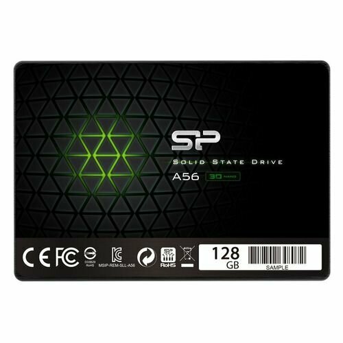 SSD накопитель Silicon Power Ace A56 SP128GBSS3A56B25 128ГБ, 2.5