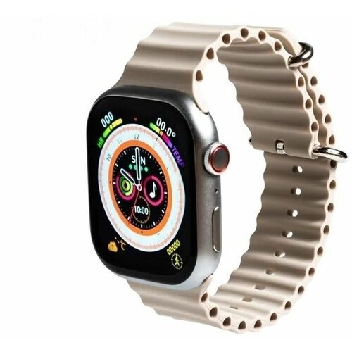 Умные смарт-часы премиум X8PRO BluetoothСенсорный экранОтображение времениИдентификатор вызывающего абонентаSMS напоминание Шагомер Серебро 202200₽