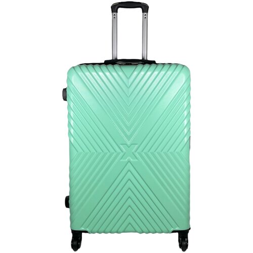 фото Чемодан – большой (размер l) 95 л, 73x48x27 см, съемные колеса , цвет мятный king of king