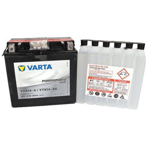 Аккумулятор мото Varta AGM TX14-BS (YTX14-BS) 512014020