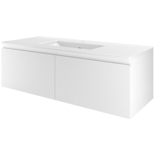 Тумба под раковину, 1206х375х460мм, подвесная, галатея, DAIVA CASA