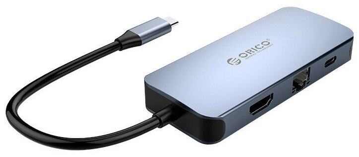 USB-концентратор Orico MC-U602P серый
