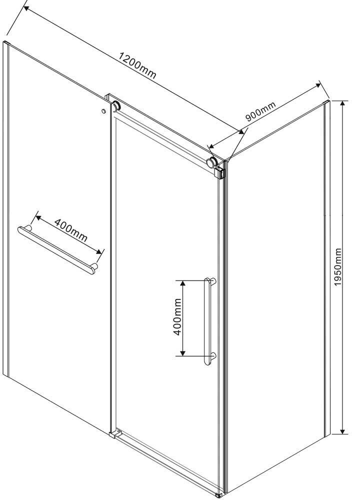 Душевой уголок Vincea Como Soft VSR-1CS9012CL, 1200*900, хром, стекло прозрачное - фотография № 5