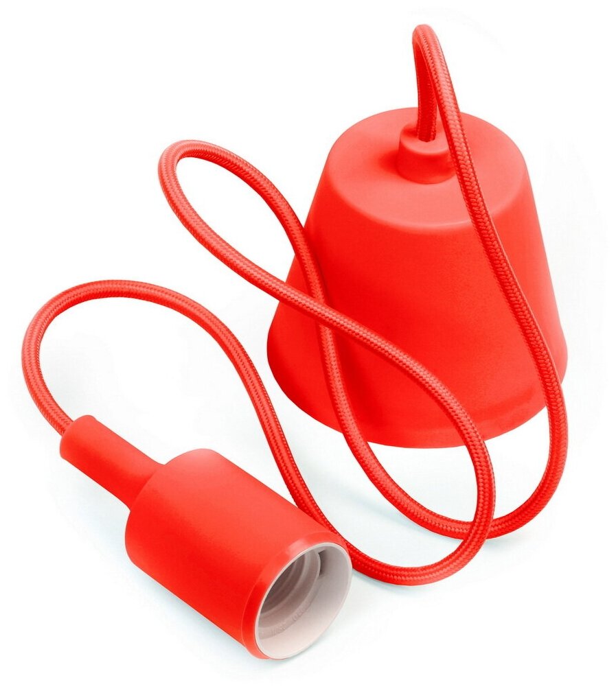 фото Подвес SmartBuy с патроном E27, 1 м, красный