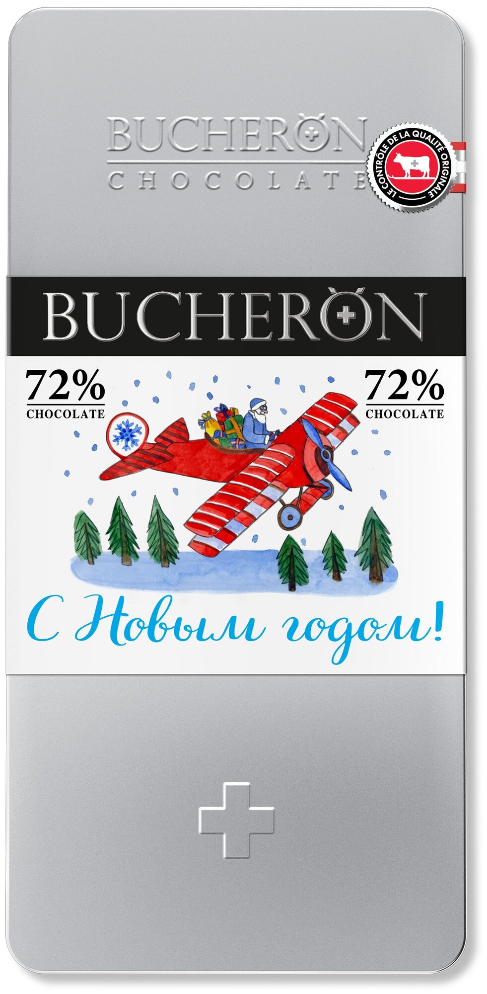 Шоколад горький BUCHERON ж/б 100г