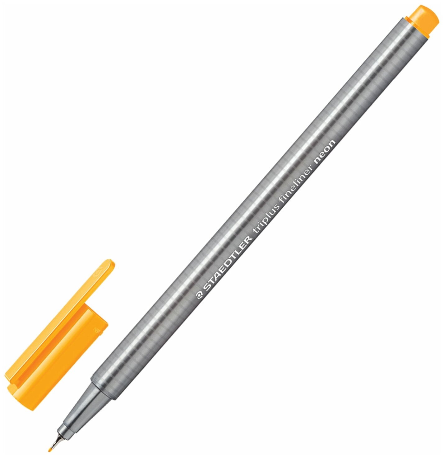 STAEDTLER Ручка капиллярная staedtler triplus fineliner , неоновая оранжевая, трехгранная, линия письма 0,3 мм, 334-401, 10 шт.