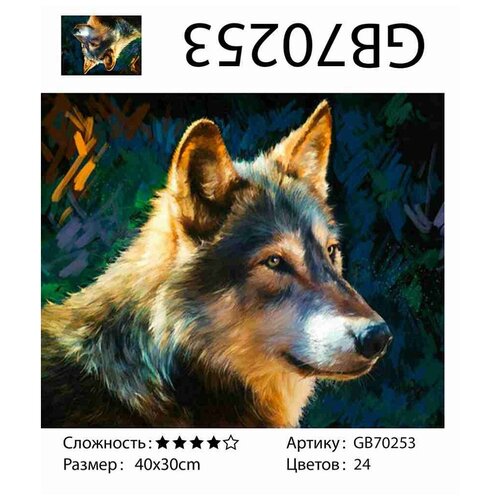 Алмазная мозаика 30*40 см 