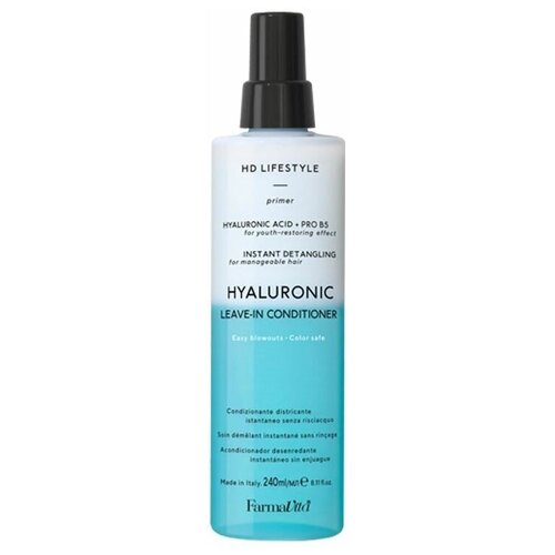 Несмываемый кондиционер с гиалуроновой кислотой FarmaVita HD hyaluronic leave-in conditioner 240 ml