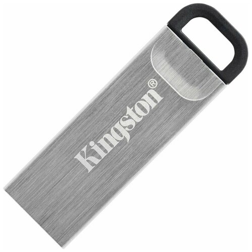 Флешка USB Kingston DataTraveler Kyson 256ГБ, USB3.1, серебристый и черный [dtkn/256gb]