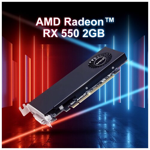 Видеокарта maibenben AMD Radeon RX 550 2GB GDDR5 AXRX 550 2GBD5-HLE видеокарта powercolor radeon r7 240 2gb axr7 240 2gbd5 hlev2 retail