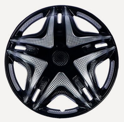 Изображение товара Колпаки R16 Дакар Super Black передние STAR 2шт карбон