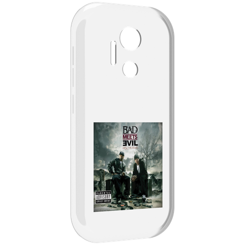 Чехол MyPads Eminem BAD MEETS EVIL – HELL THE SEQUEL для doogee x97 pro задняя-панель-накладка-бампер чехол mypads eminem bad meets evil – hell the sequel для motorola moto s30 pro задняя панель накладка бампер