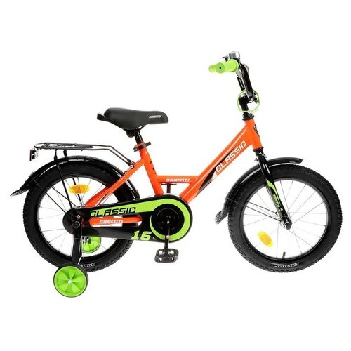 Велосипед 14 Graffiti Classic цвет оранжевыйзеленый 3946600₽