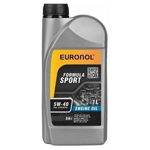 Моторное масло Euronol Sport Formula 5W-40, 1 литр