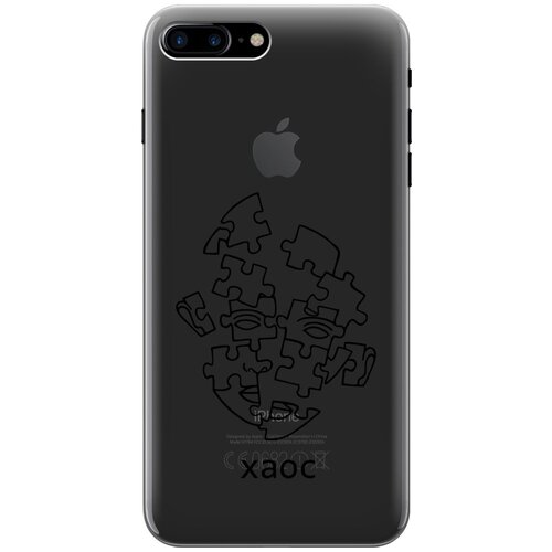 Силиконовый чехол на Apple iPhone 8 Plus / 7 Plus / Эпл Айфон 7 Плюс / 8 Плюс с рисунком Chaos силиконовый чехол на apple iphone 8 plus 7 plus эпл айфон 7 плюс 8 плюс с рисунком chaos