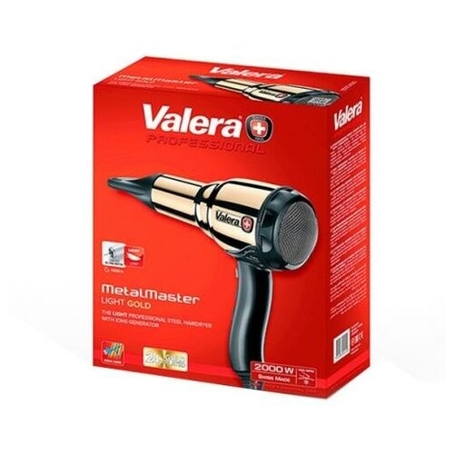 Фен профессиональный Valera Professional Swiss Metal Master Light Ionic Gold, 2000 Вт