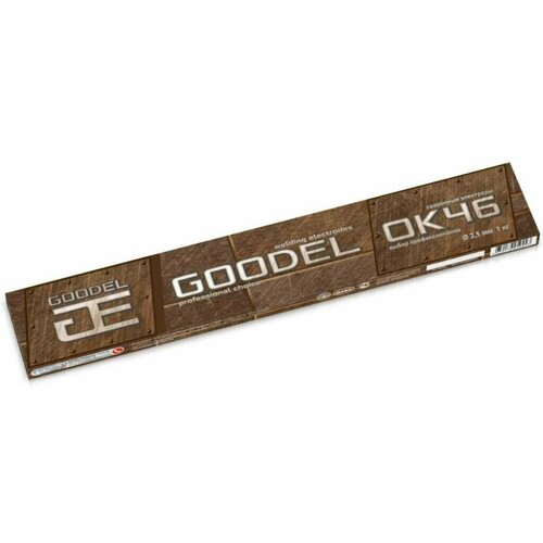 Электроды Goodel, ОК-46, 2.5х350 мм, 1 кг электроды goodel ок 46 gold 4х450 мм 1 кг