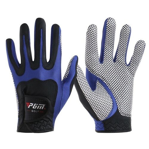 фото Перчатка для гольфа pgm, мужская, левая, противоскользящая, микрофибра, размер xl