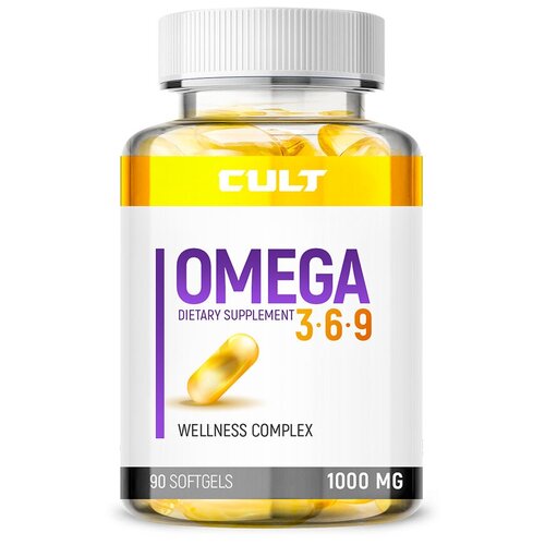 Cult Omega-3-6-9 1000 мг - 90 гелевых капсул