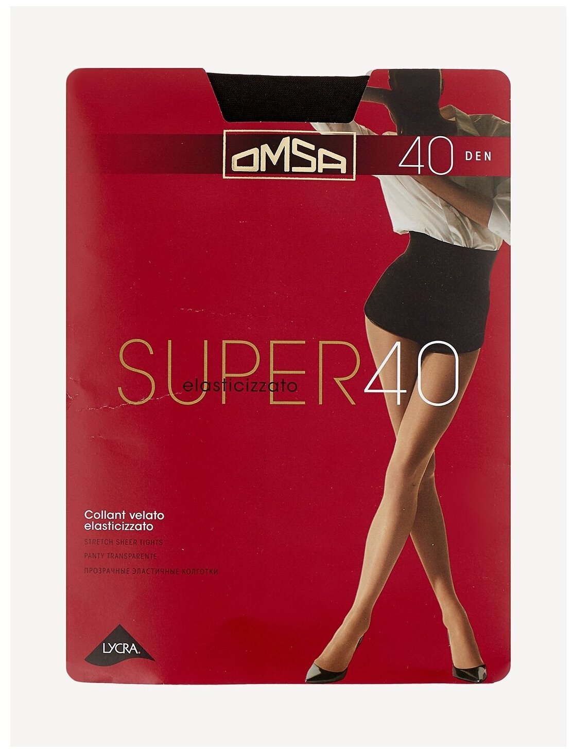 Колготки Omsa Super, 40 den, размер 4-L, fumo