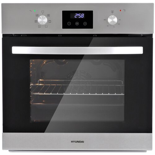 Электрический духовой шкаф Hyundai HEO 6640 IX серебристый 2683300₽