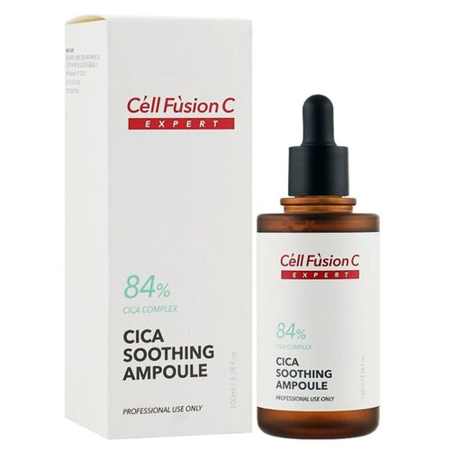 Cell Fusion C Cica Soothing ampoule Сыворотка высококонцентрированная для обезвоженной чувствительной кожи, 100 мл