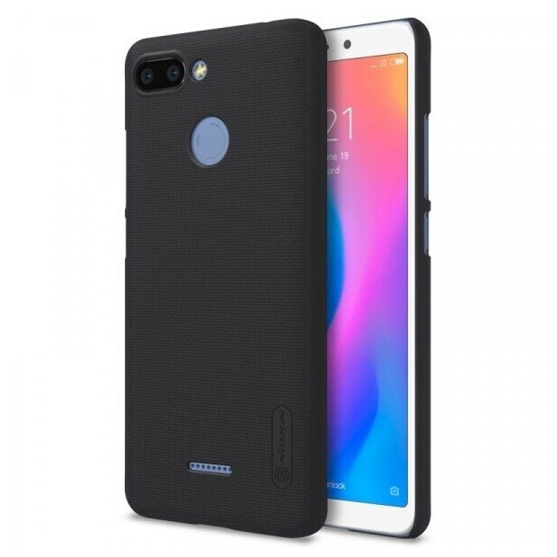 Nillkin Super Frosted Shield Матовый чехол для Xiaomi Redmi 6 Черный