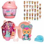 Кукла IMC Toys Cry Babies Magic Tears серия Bottle House Плачущий младенец в комплекте со светло- оранжевым домиком и аксессуарами, 10 см, 97629/98442-VN - изображение