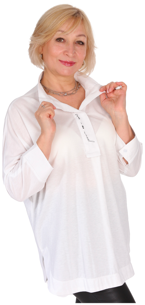 Блуза  Dianur, размер 52, белый