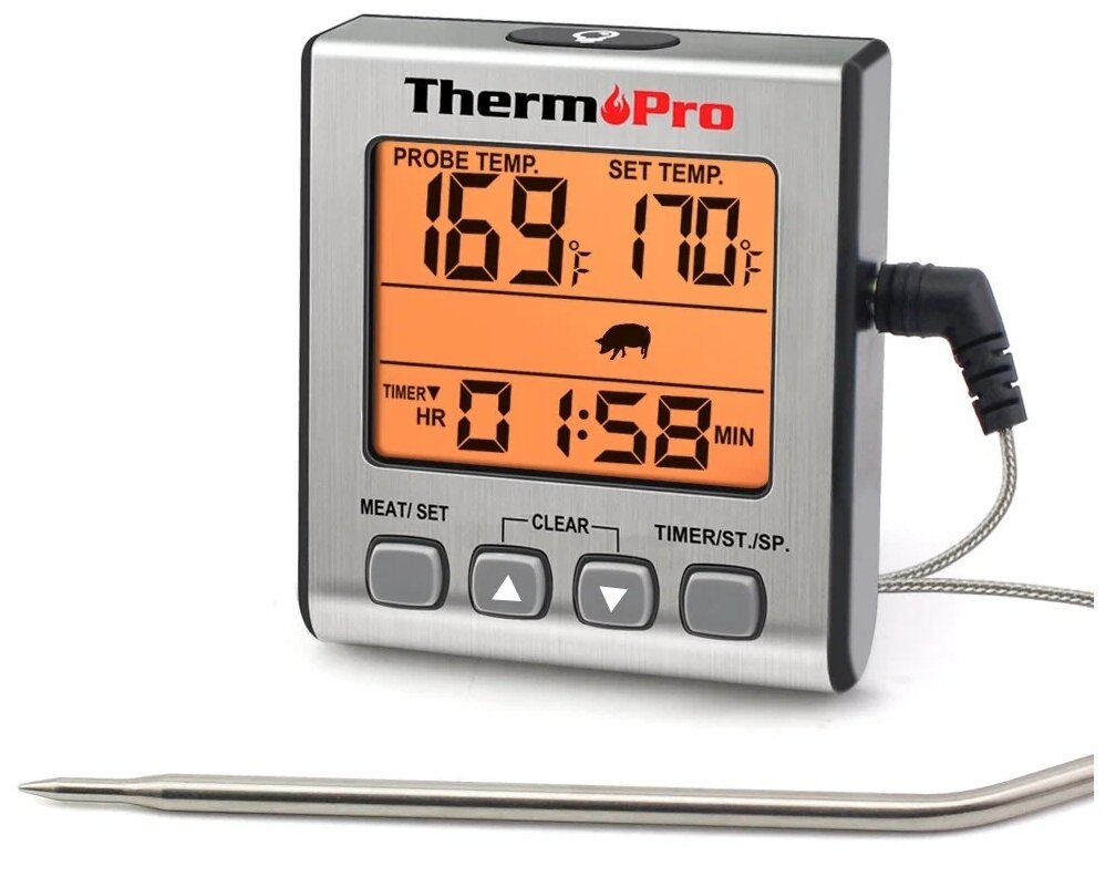 Термометр со щупом ThermoPro TP-16S для еды