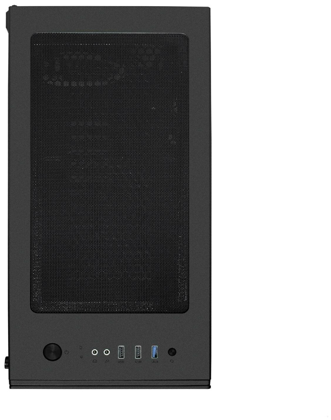 Корпус Miditower ExeGate i3 MAX (eATX, без БП, 2*USB+1*USB3.0, HD аудио, черный, 4 вент. 12см с RGB подсветкой, контроллер + ПДУ, ARGB MB кабель, пылевые фильтры, передняя и боковая панели - закаленное стекло) EX289024RUS