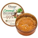 Disaar, Moisturizing Gel Coconut 99% After Sun Repair Гель для лица и тела увлажняющий с экстрактом Кокоса после загара, 300 мл - изображение