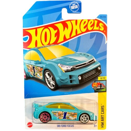 Машинка детская Hot Wheels игрушка коллекционная 1:64 08 FORD FOCUS машинка детская hot wheels игрушка коллекционная 1 64 32 ford