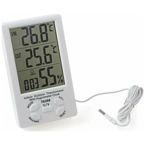 Цифровой термометр гигрометр TA298 CF 61800₽
