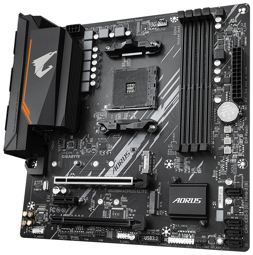 Материнская плата GIGABYTE B550M AORUS ELITE (rev 10)