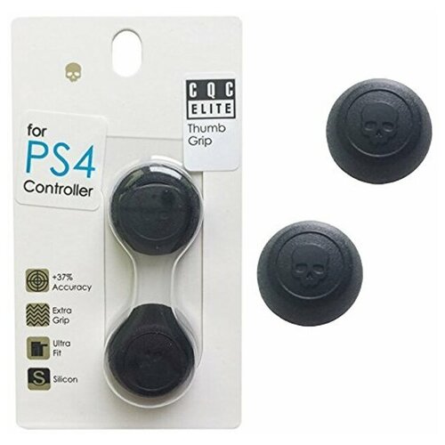 Накладки на стики для геймпада Skullandco CQC Elite Thumb Grip / 19.5*9.7mm (2 шт) Черные (PS3/PS4/Xbox 360/Xbox One)