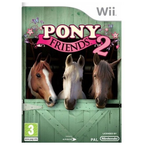 комплект геймпадов remote plus bluetooth nunchuk для консоли wii wiiu Pony Friends 2 Wii/WiiU