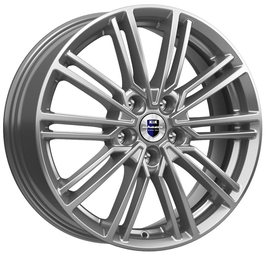 Диск K&k Эрфурт 7x17/4x100 D60.1 ET41 дарк платинум