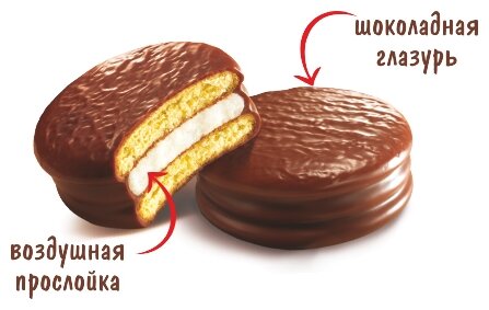 Печенье ORION Choco Pie (12 х 30г) х 8