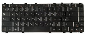 Клавиатура для ноутбука Lenovo Y450 Y460 Y550 Y560 черная p/n: 25-008291, V-10120AS1-RU, 25-008389