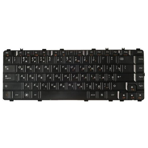 Клавиатура для ноутбука Lenovo Y450 Y460 Y550 Y560 черная p/n: 25-008291, V-10120AS1-RU, 25-008389