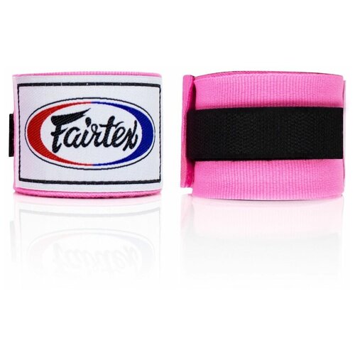 Бинты Fairtex Handwrap HW2 Pink 4.5м боксёрские бинты fairtex mint green 4 5 метра